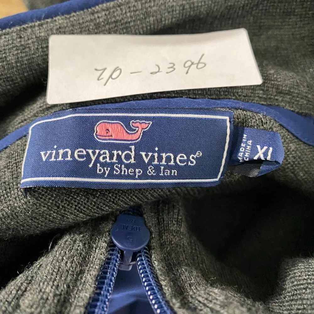 Vineyard Vines Active Quarter‎ Zip Pullover Mens XL Merino Wool Blend TP-2396